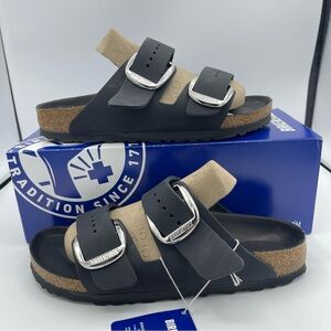 ARIZONA BIRKENSTOCK BLACK BIG BUCKLE